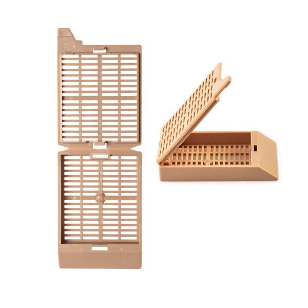 One Piece Tissue Cassette, tan